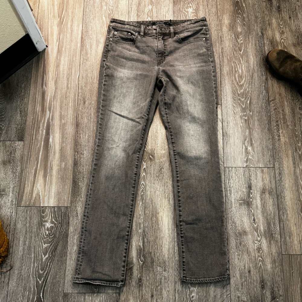 Lauren Ralph Lauren Premier Straight grey jeans